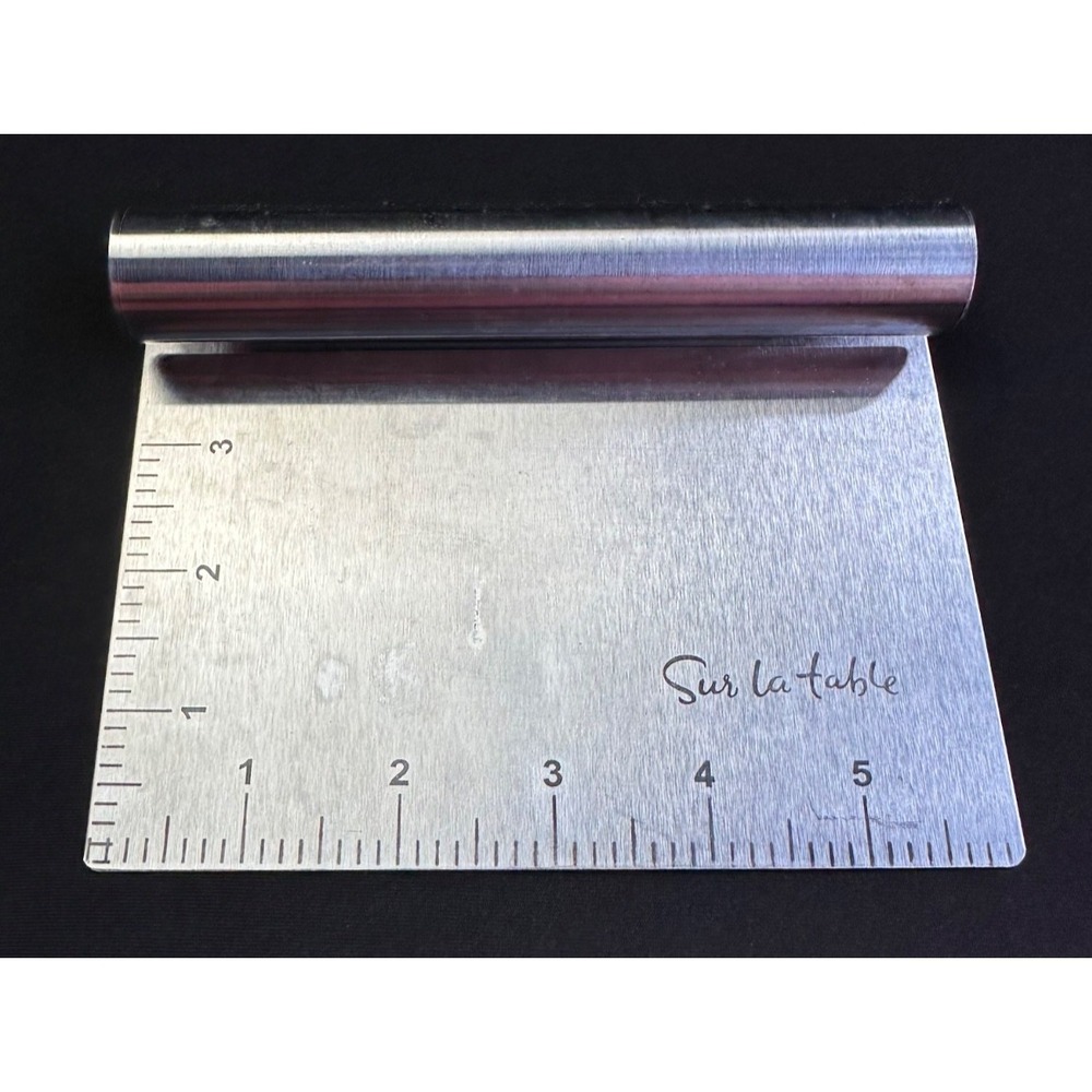 Sur La Table Dough Scraper Stainless Steel Pastry Bench Knife Kitchen Baking